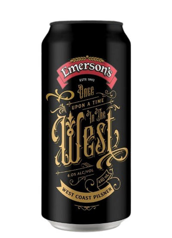 Emerson's Once Upon a Time in the West Coast Pilsner 440mL - The Hamilton Beer & Wine Co