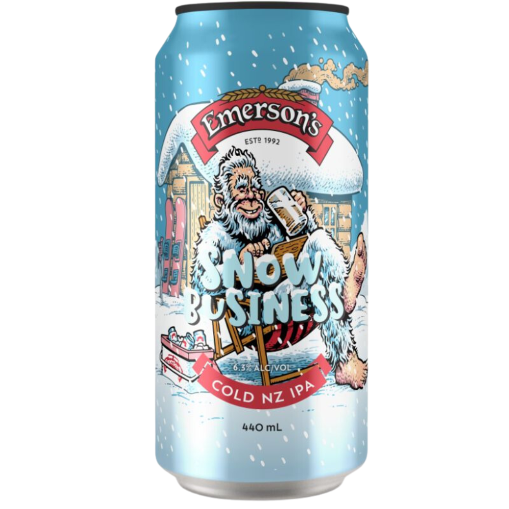 Emerson's Snow Business Cold NZ IPA 440mL – Beer and Wine Co