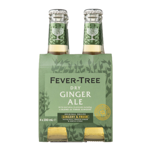 Fever Tree Ginger Ale 4x200mL