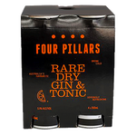 Four Pillars Rare Dry G&T 4x250ml