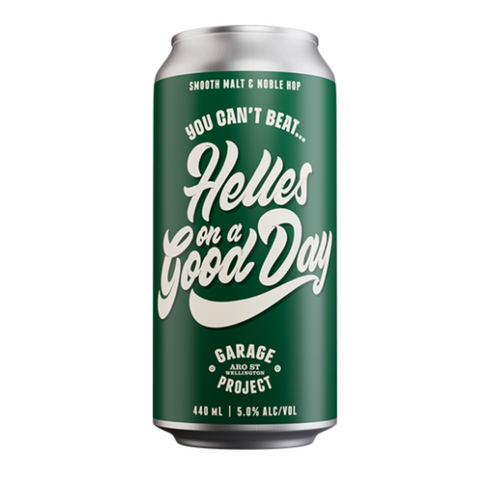 Garage Project Helles on a Good Day Smooth Malt & Noble Hop 440mL