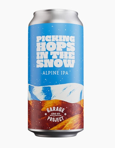 Garage Project Picking Hops in the Snow Alpine IPA 440mL - The Hamilton Beer & Wine Co