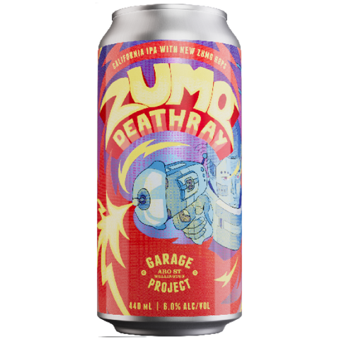 Garage Zumo Deathray West Coast IPA 440mL - The Hamilton Beer & Wine Co