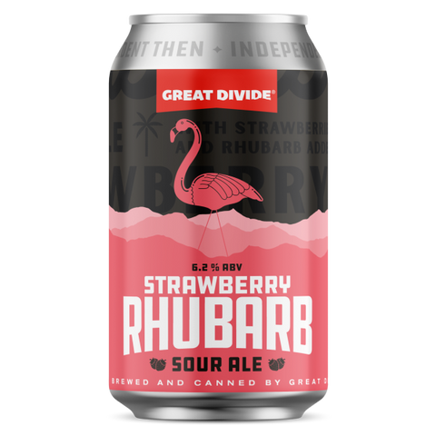 Great Divide Strawberry & Rhubarb Sour 355mL