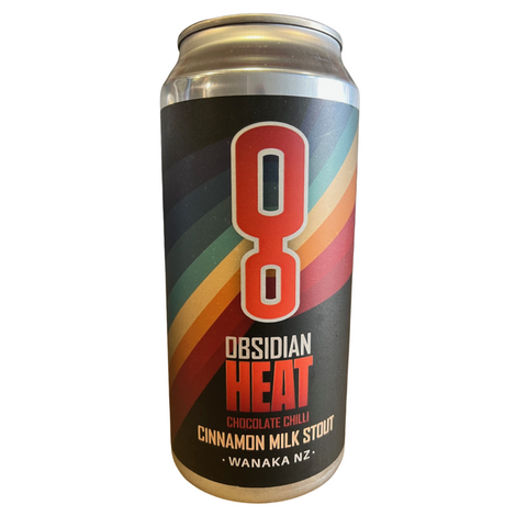 Ground Up Obsidian Heat Chilli Chocolate Cinnamon Stout 440mL