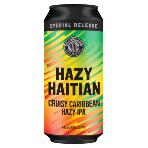 DNA Brewing Hazy Haitian Cruisy Caribbean Hazy IPA 440mL