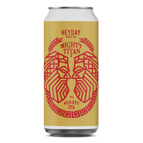 Heyday Mighty Titan Red Rye IPA 440mL