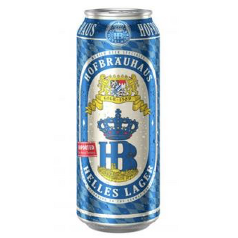 Hofbrau Helles Lager 500mL