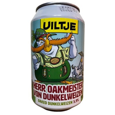 Uiltje Herr Oakmeister Von Dunkelweizen 330mL - The Hamilton Beer & Wine Co