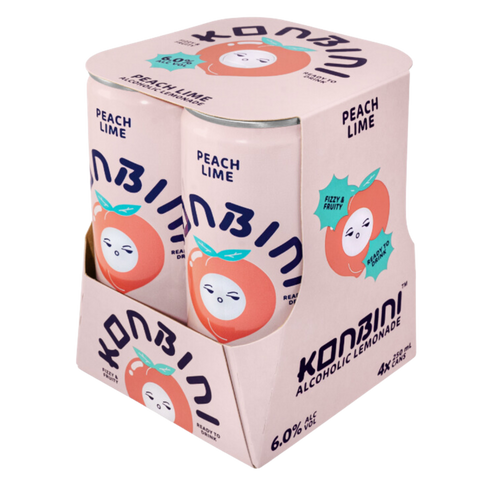 Garage Project Konbini Peach & Lime 4x250mL