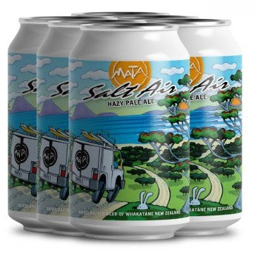 Mata Brewery Salt Air Hazy Pale Ale 6x330mL - The Hamilton Beer & Wine Co