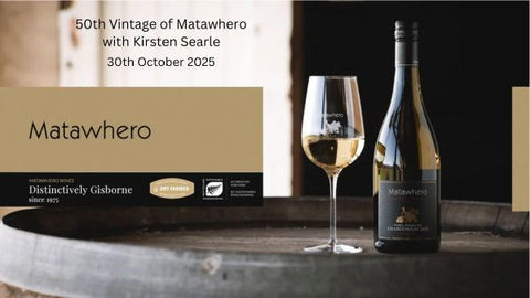 Tasting - 50th Vintage of Matawhero 30.10.2025