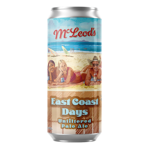 Mcleod's East Coast Days Unfiltered Pale Ale 440mL