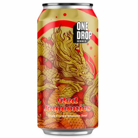 One Drop Brewing Red Lagoonies Triple Fruited Smoothie Sour 440mL