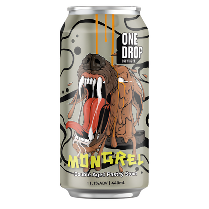 One Drop Brewing Mongrel Double Aged Pastry Stout 440mL