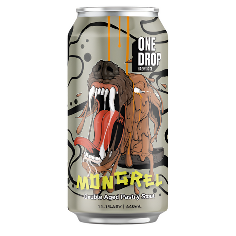 One Drop Brewing Mongrel Double Aged Pastry Stout 440mL