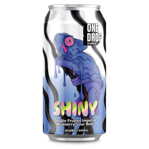 One Drop Brewing Shiny Double Fruited Imperial Blueberry Sour 440mL