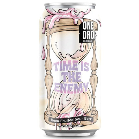 One Drop Brewing Time Is The Enemy Hexa Fruited Imperial Sour 440mL