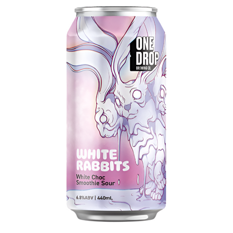 One Drop Brewing White Rabbits White Choc Smoothie Sour 440mL