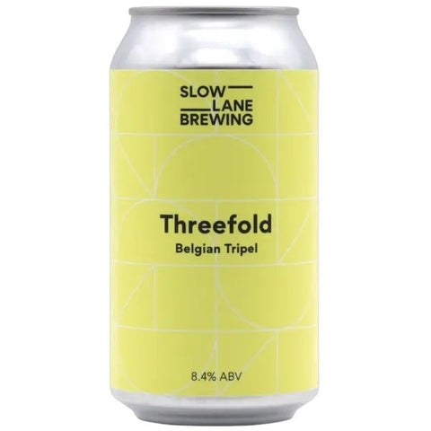 Slow Lane Brewing Threefold Belgian Tripel 375mL