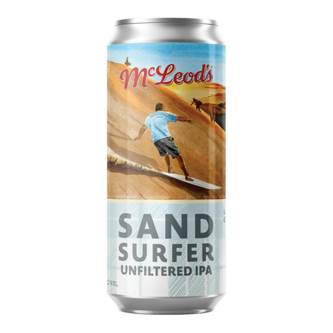 Mcleod's Sand Surfer Unfiltered IPA 440mL