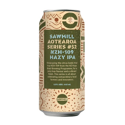 Sawmill Aotearoa Series #52 NZH-109 Hazy IPA 440mL - The Hamilton Beer & Wine Co