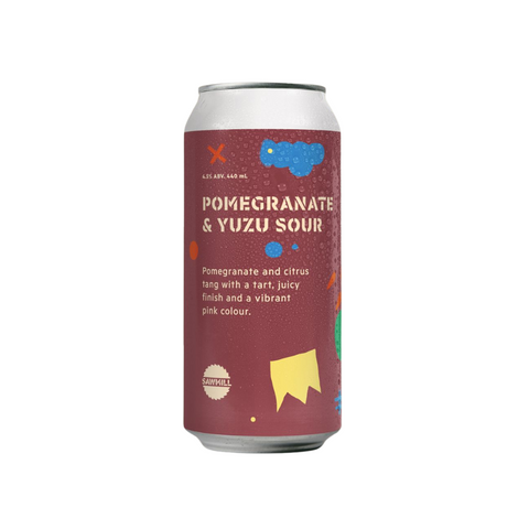 Sawmill Pomegranate & Yuzu Sour 440mL