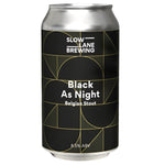 Slow Lane Brewing Black As Night Belgian Stout 375mL