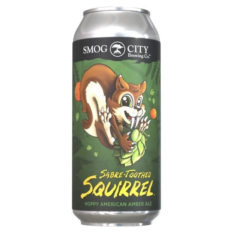 Smog City 'Sabre Toothed Squirrel' Hoppy Amber Ale 473mL