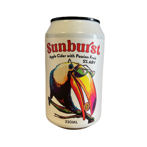 Double Vision Sunburst Apple Cider with Passionfruit 330mL
