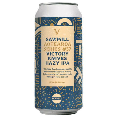 Sawmill Aotearoa Series #57 Victory Knives Hazy IPA 440mL