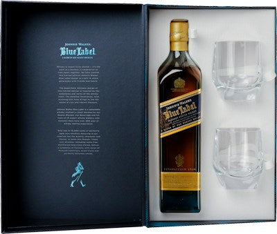 Johnnie Walker Blue Label Special Edition 700mL + 2 Glasses Giftpack