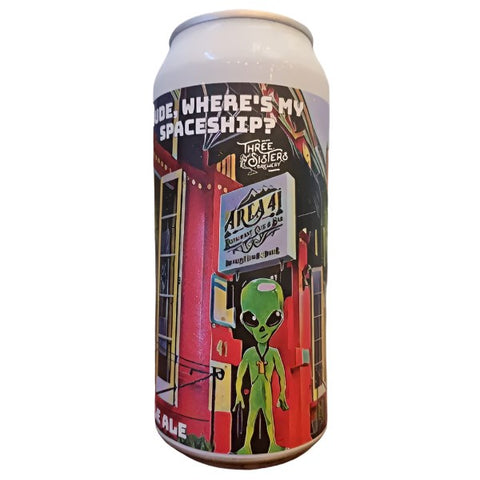 Three Sisters Dude Where's My Spaceship Session Hazy IPA 440mL