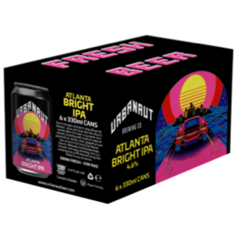 Urbanaut Atlanta Bright IPA 6x330mL - The Hamilton Beer & Wine Co