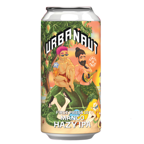 Urbanaut First Press 10 Mango Hazy IPA 440mL - The Hamilton Beer & Wine Co