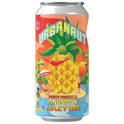 Urbanaut First Press 11 Pineapple Hazy IPA 440mL - The Hamilton Beer & Wine Co