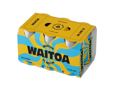 Waitoa Brightside 0% Hazy IPA 6x330mL