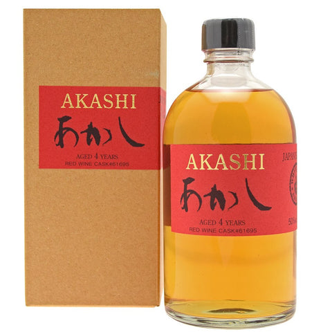 Akashi 4yo Red Wine Finish Japanese Whisky 500mL