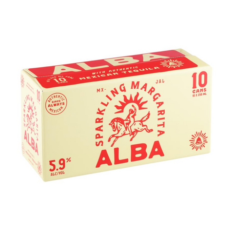 Alba Sparkling Margarita 10x250mL