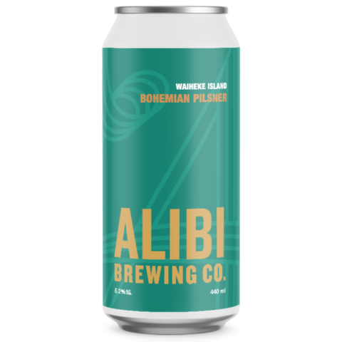 Alibi Brewing Bohemian Pilsner 440mL