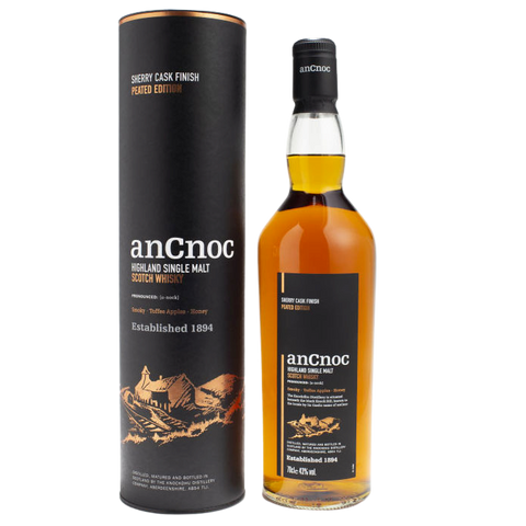 AnCnoc Sherry Peated Single Malt 700mL