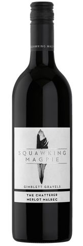 Squawking Magpie 'The Chatterer' Gimblett Gravel Merlot Malbec 2021