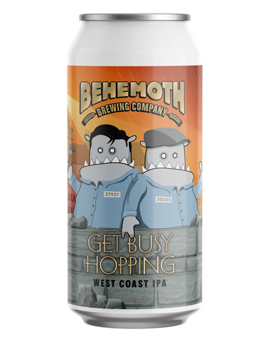 Behemoth Get Busy Hopping West Coast IPA 440mL