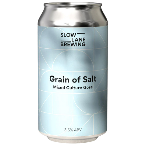 Slow Lane Brewing Grain Of Salt Mixed Culture Gose 375mL - The Hamilton Beer & Wine Co