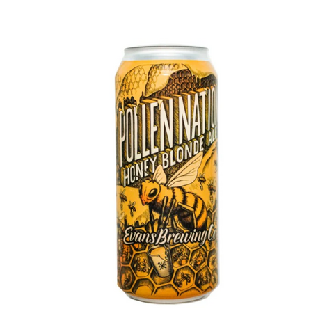 Evans Pollen Nation Honey Blonde Ale 473mL