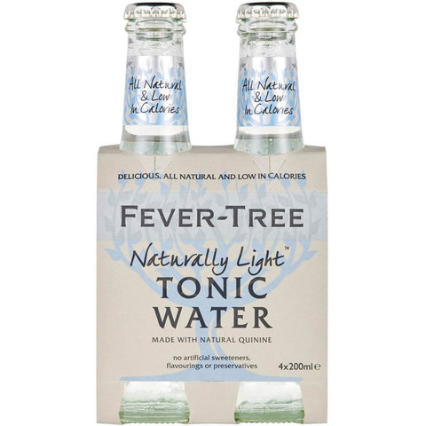 Fever Tree Naturally Light Tonic 4x200mL