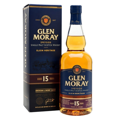 Glen Moray 15yo Single Malt 700mL