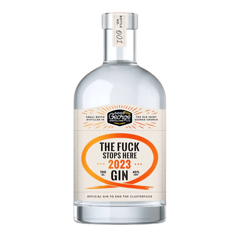 Good George 'The F**ck Stops Here 2023' Gin 700mL