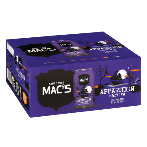 Macs Apparition Hazy IPA 12x330mL Cans