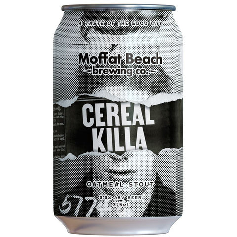 Moffat Beach Brewing Cereal Killa Oatmeal Stout 375mL - The Hamilton Beer & Wine Co